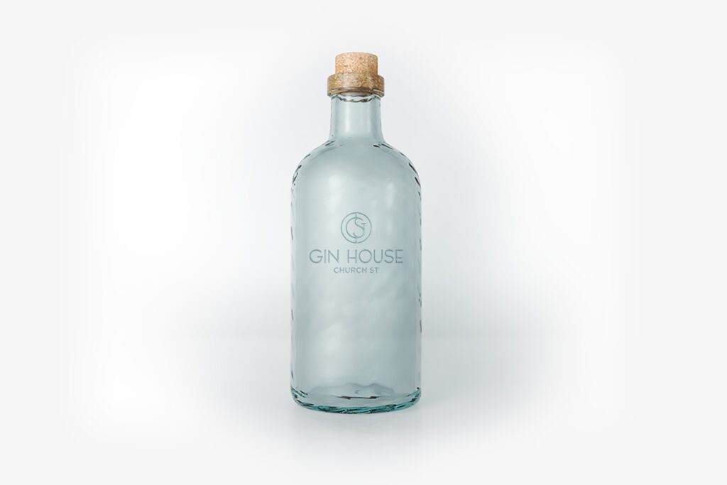 gin house gin bottle